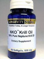 Longevity Science - NKO Krill 500 mg 60 gels by Longevity Science