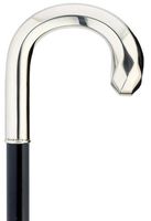 Men Hexagon Cane Black Maple With Alpacca Handle  -Affordable Gift! Item #DHAR-9013400