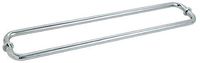 CRL 30" Chrome (BM Series) Back-to-Back Tubular Handle with Metal Washers