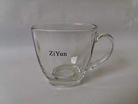 ZiYun Premium glass, Hot and Cold Cups, White