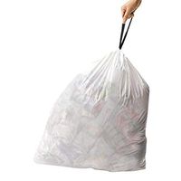 Fineday Garbage Bag, Kitchen Drawstring Tall Kitchen Drawstring Trash Bags Strong Trash Bag 30 Gallon Garbage Rubbish Bags 45x50cm (Gray)