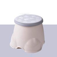 Bathroom Anti-Skid Toilet Seat Auxiliary Foot Stool, Thickening Children's Stool Home Modern Creative Fashion Stool Independent Flow Assist (Color : B, Size : M)