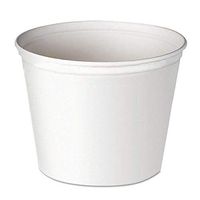 SCC10T3U - Double Wrapped Paper Bucket, Waxed, White, 165 Oz