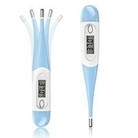 Medical Electronic Thermometer Silicone Soft Head Body Thermal Measurement Digital Display Celsius Thermometer Waterproof