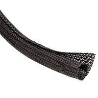 TechFlex F6N0.13BK Flexo F6 General Purpose 1/8-inch Braided Cable Sleeve, Black - 100 Feet