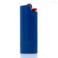 Lucklybestseller Metal Lighter Case Cover Holder Sleeve Pouches for BIC Full Size Lighter Type J6 (Blue)