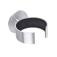 LOSYU Wall Mount Hair Dryer Holder, Matte Brushed Finish 304 Stainless Steel Blow-Dryer Rack, Minimalist Hair Dryer Holders, Without Drilling, Beauty Salon/Home Use