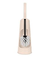 Palm Luxe Free Standing Toilet Brush and Holder Color: Beige