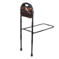 LYP-Medical Adjustable Hand Bed Rail with Floor Supports,Bed Rail Handle with Storage Pocket,Getting in and Out of Bed for The Elderly and Pregnant Women