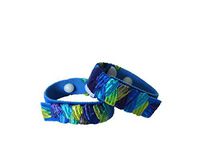 Travel Wristbands, Anti Nausea Bracelet, Morning Sickness Relief, Designer Nausea Band, Nausea Remedy, Anxiety Relief Bracelet (Blue Neptune) (XLarge 10")