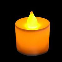 Aland Candle,LED Flameless Candle Battery Operated Party Wedding Flickering Tealight Decor Yellow