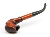 Dr.Watson - Tobacco Smoking pipe "Dali - Nova" Hand made, Pear wood (9mm filter) + Gift Pouch