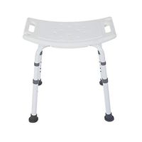 Lifestyle Mobility Aids Deluxe Aluminum Shower Benches with Adjustable Height (White)