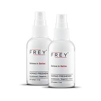 FREY Nomad Fabric Freshener Spray - Pack of 2 Linen and Fabric Spray Deodorizers (Sandalwood Sweet Fragrance)