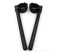 Heart Horse 7/8" 41mm Clip ons Handlebar Fit for Honda Rebel CMX250 CB400 CM400 CX500 Kawasaki KZ400 Suzuki GS250 GS300 GS400 Yamaha SRX250 XV250 XS400 Universal Cafe Racer