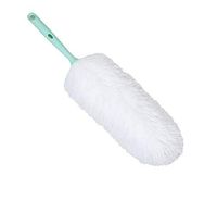 Extendable, Flexible, Adjustable and Telescopic Pole Microscopic Fluffy Lint Free Microfiber Duster (Green Duster Head only)