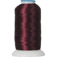 Threadart Polyester Machine Embroidery Thread By the Spool - No. 390 - Intense Maroon - 1000M - 40wt - 220 Colors Available