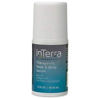 InTerra Nutraceuticals Therapeutic Head & Body Serum | Migraine & Topical Muscle/Pain Relief with Natural Cooling Effect | for Use On Face & Other Parts of The Body | 1.5 Fl Oz (44.36 ml)