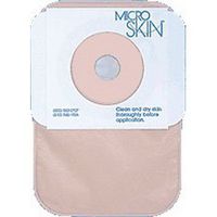 1-Piece Closed Pouch with Microskin for 1" Stoma (Box of 15)