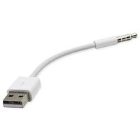 4XEM 4XSHUFFLECBL USB Sync and Charge Cable For iPod Shuffle iPod - 6 - 1 x Type A Male USB - 1 x Mini-phone Male Stereo Audio (4XEM 4XSHUFFLECBL)