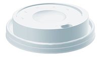 DART Cafe G Cappuccino Dome Lids, for 8 Oz Cups, White, Case of 1,000
