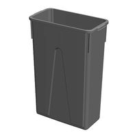 Kratos 23 Gallon Slim Trash Can, Beige