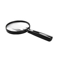 MEI Magnifier Magnifier/Handheld Magnifier 3X 4X HD Applicable to Books Newspaper Map Coins Jewelry Hobbies and Crafts Portable (Color : 4 Times)
