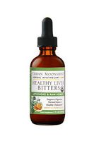 Urban Moonshine Healthy Liver Bitters | Organic Herbal Supplement for Digestion, Detox & Healthy Cholesterol Support | Artichoke & Raw Honey | 2 FL OZ (Pack of 2)