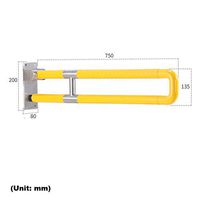 Cajolg Djolg Handrails Grab Bar Bathroom Handicap Grab Bars, Handicap Toilet Seat Shower Bathtub Safety Grab Bar Elderly Disabled Aids,F