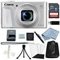 Canon Powershot SX730 HS Bundle (Silver) + Basic Accessory Kit - Including to Get Started