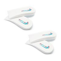 footinsole Height Increase Shoes Insoles Lift Kit 0.8 inches Heels Inserts (White, 2 Pairs)