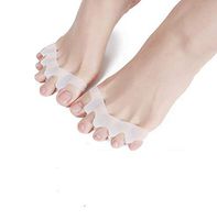 Elamor Gel Toe separators Toe spacers Toe Straightener Toe correctors Toe Spreader Pain Relief from Bunion,Hallux Valgus,hammertoe,bunions,and Overlapping Toe