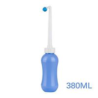 AOZBZ Portable Bidet Sprayer Clean Anal Silicone Douche Butt Vaginal Cleansing System Extended Nozzle for Men Women 380ML