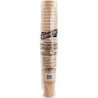 Genuine Joe GJO11261PK Rippled Hot Cup, 20oz, 25/Pk, Brown, 25.59" Height, 3.54" Width, 3.54" Length (Pack of 25)