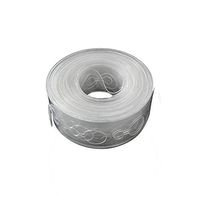 Jonerytime5m Plastic Transparent Balloon Chain Tape Arch Connect Strip for Wedding Birthday Party Decor White