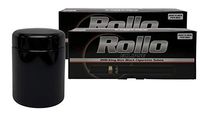 Rollo Eclipse - King Size (84mm) Black Cigarette Tubes (2 Boxes), with Leaf Lock Gear Air-Tight UV Glass Stash Jar - 3 Item Bundle