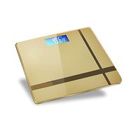 BingWS Digital Bathroom Scales Household Weight Scales Intelligent Electronic Scales High Precision Digital Body Weight Bathroom Scales Body Composition Monitors (Color : Gold)