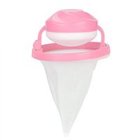 Yosooo Washing Machine Hair Catcher, Floating Lint Mesh Bag Pet Hair Collector Laundry Filter Bag for Washing Machine, 3.744.92 inch(Pink)