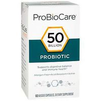 ProBioCare Probiotic 50 Billion Supports Digestive Immune Health, Once Daily (60 Veggie Capsules)
