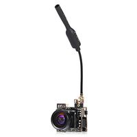 Jammas New LST - S2 5.8G 800TVL HD Micro C FPV Camera 150-Degree Angle of View 3.6g Ultralight NTSC/PAL Switchable - (Color: Black)