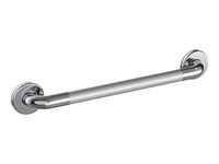 WingIts WGB5PSKN18 STANDARD Grab Bar, Diamond Knurled Grip, Concealed Mount, Polished Knurled Stainless Steel, 18-Inch Length by 1.25-Inch Diameter