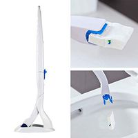 Aledy Disposable Toilet Cleaning System - Toilet Brush,Storage Base and 4 ToiletWand Refill Heads (Toilet Brush,Storage Base, 4 Refill Heads)