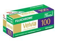 Fujifilm Fujichrome Velvia 100 Color Slide Film ISO 100, 120mm, 5 Roll Pro Pack