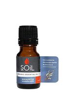 SOiL Organic Eucalyptus Essential Oil (Eucalyptus Smithii) - 100% Pure and Natural - Certified Organic - Single Ingredient - Vegan - Non GMO - 10ml