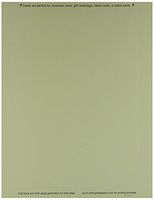 Great Papers! Executive Green Recycled Business Cards, 25 sheets/250 cards, 3.5" x 2"