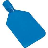 Vikan 70133 Blue Polypropylene Flexible Paddle Scraper, 6" L x 4.5" W Blade