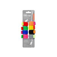 Kikkerland Color Cable Ties, Set of 8 (US79)