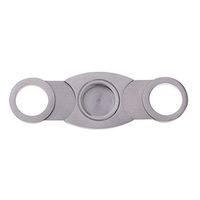 Baosity Tobacco Cigar Cutter Double Stainless Steel Blades Guillotine Metal Sharp Cutter Cigar Scissor