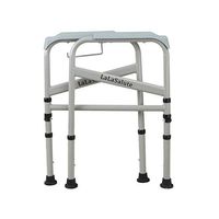 Toilet handrail Mobility aids Modern Bathroom Elderly Pregnant Women Toilet seat Frame Free Punching Non-Slip Folding (Color : Silver, Size : 564665cm)