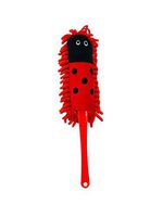 Microfiber Dusting Brush Mop Wand Spider Web Cleaner Home,Office,Car (Red)